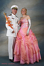 Prinzessin Kathrin I. von Moosach und  Prinz Peter I. von Moosach (Foto Lehrer)